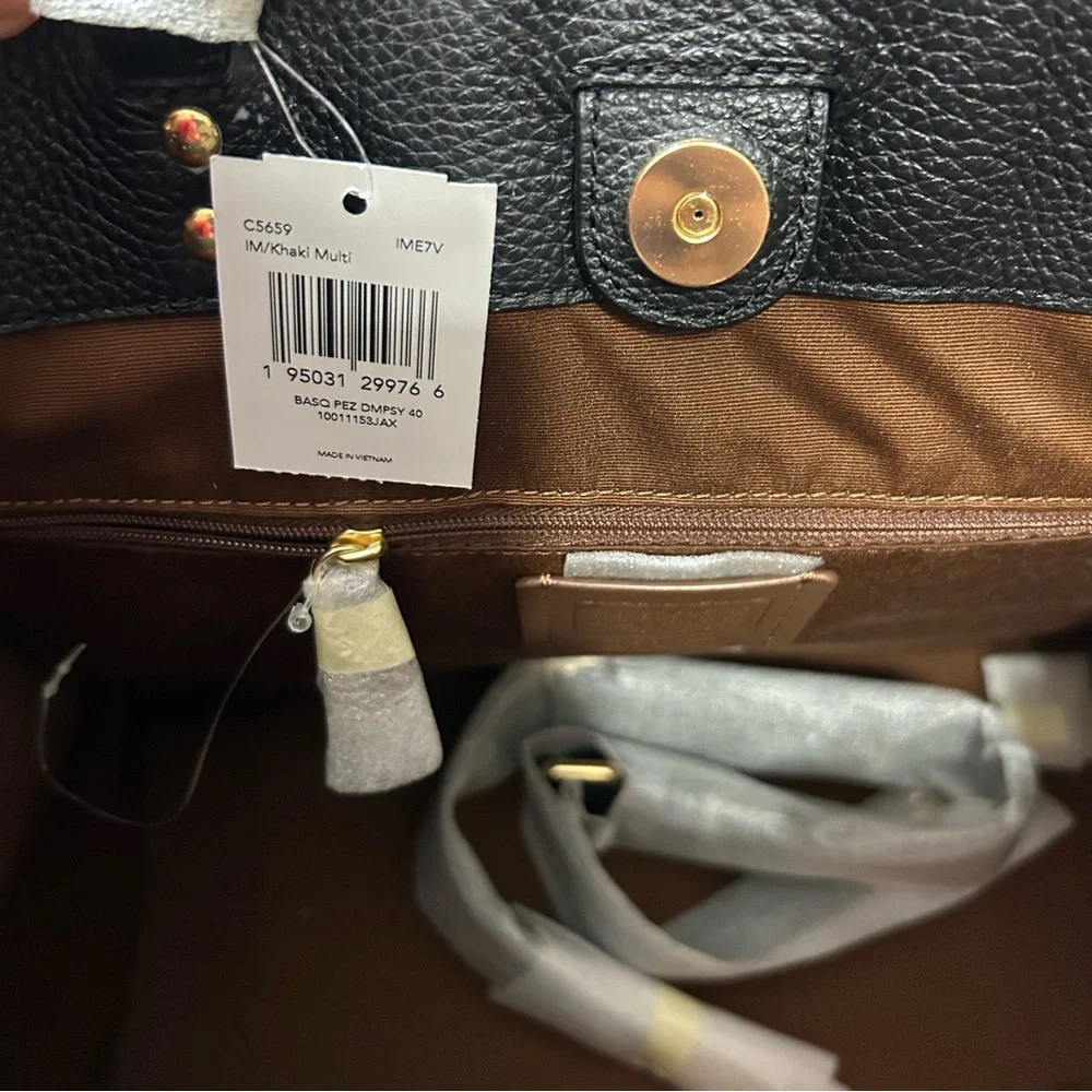 Coach X Jean Michel Basquiat Dempsey Hand/Shoulder/Crossbody and wallet NWT Rare - Picture 8 of 13